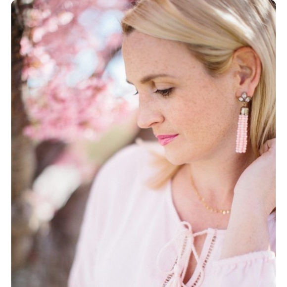 Baublebar Peachy Blush Tassel Earings - Picture 4 of 5